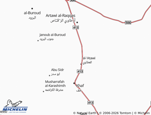 MICHELIN-Landkarte Sahid al-Akshan - ViaMichelin