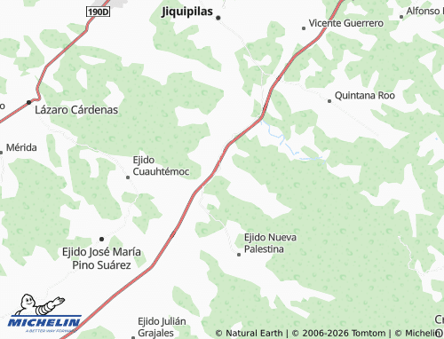 MICHELIN Macabil de La Libertad map - ViaMichelin