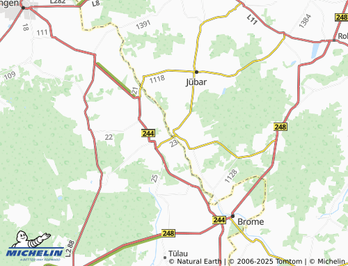 Mapa MICHELIN Gladdenstedt - ViaMichelin