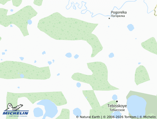 MICHELIN-Landkarte Churym - ViaMichelin