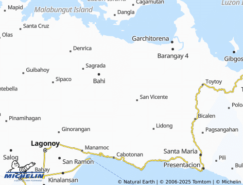 MICHELIN-Landkarte Salvacion - ViaMichelin