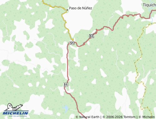 Mapa MICHELIN El Ocuaro - ViaMichelin