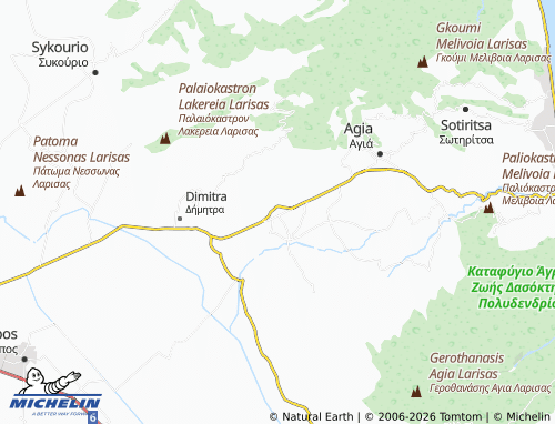 MICHELIN Gerakari map - ViaMichelin