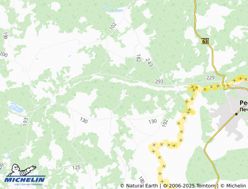 MICHELIN Kiksova map - ViaMichelin
