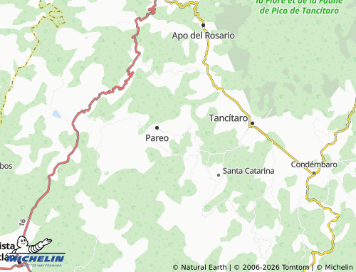 Mapa MICHELIN El Aguacate Poniente - ViaMichelin