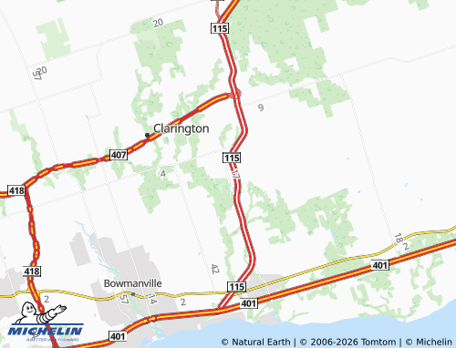 Mapa MICHELIN Orono - ViaMichelin
