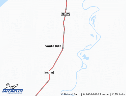Carte MICHELIN Santa Rita - ViaMichelin