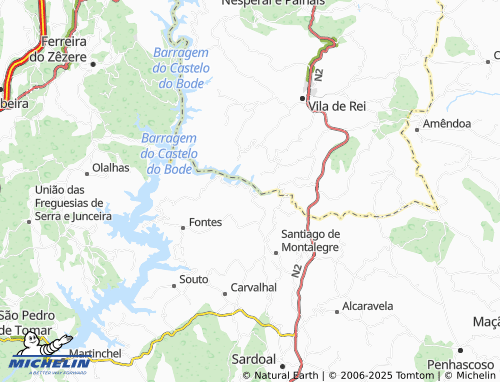 MICHELIN Matagosinha map - ViaMichelin