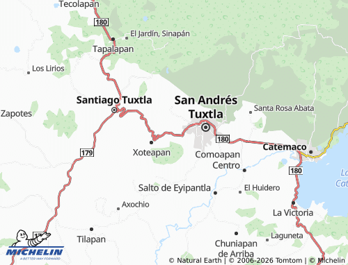 Mapa MICHELIN Los Pinos Texalpan - ViaMichelin