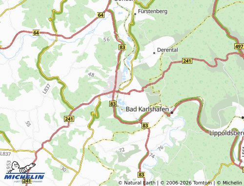 MICHELIN Lauenförde map - ViaMichelin