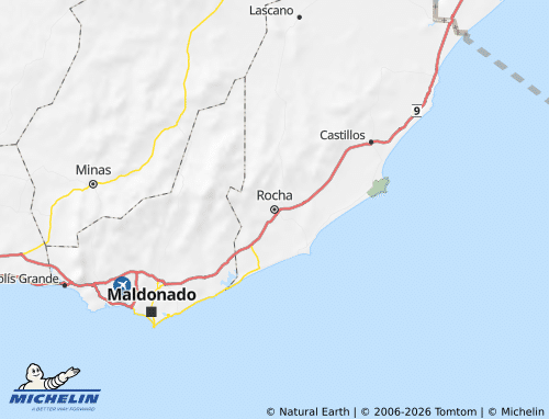 Carte MICHELIN Rocha - ViaMichelin