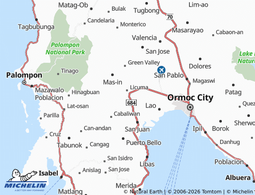 MICHELIN Curva map - ViaMichelin