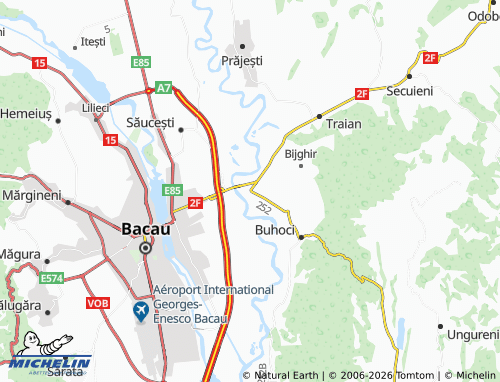 Carte MICHELIN Dospinești - ViaMichelin