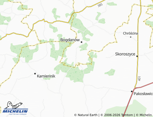 MICHELIN Jaszów map - ViaMichelin