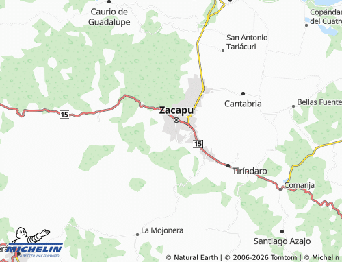Mapa MICHELIN Colonia Tepecuas - ViaMichelin