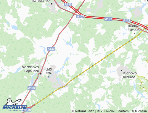Carte MICHELIN Vorsino - ViaMichelin