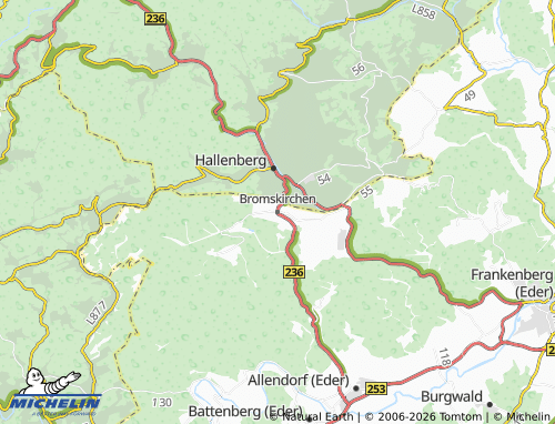 Mappa MICHELIN Bromskirchen - ViaMichelin