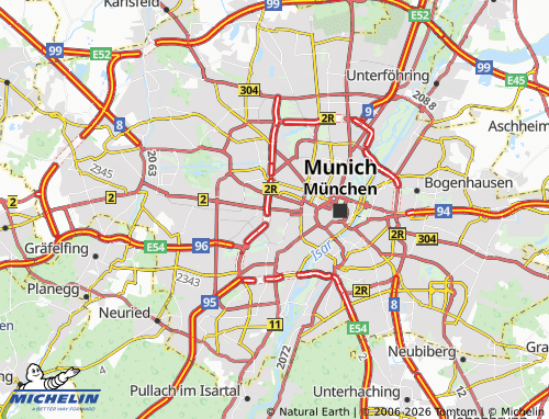 MICHELIN Schwanthalerhöhe map - ViaMichelin