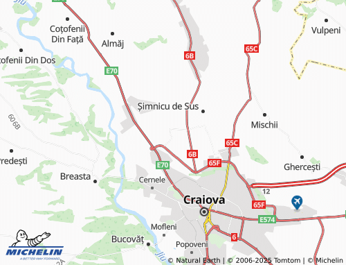 Carte MICHELIN Albești - ViaMichelin