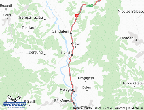 Carte MICHELIN Livezi - ViaMichelin