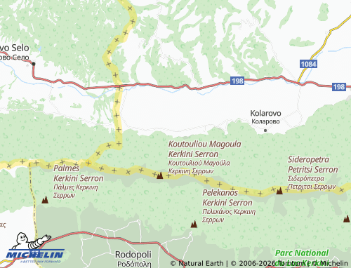 MICHELIN Klyuch map - ViaMichelin