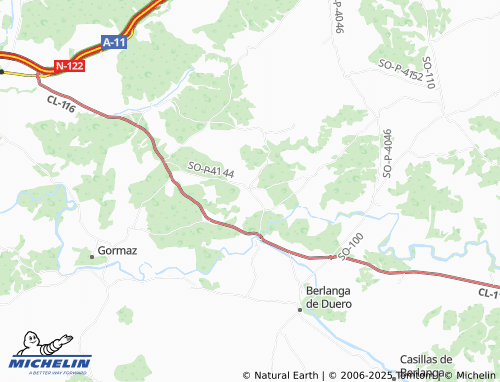 MICHELIN Bayubas de Abajo map - ViaMichelin