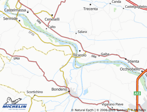 MICHELIN Stellata map - ViaMichelin