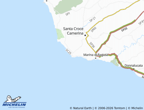 Carte MICHELIN Punta Secca - ViaMichelin