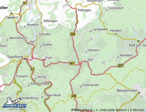 MICHELIN Vierherrenborn map - ViaMichelin
