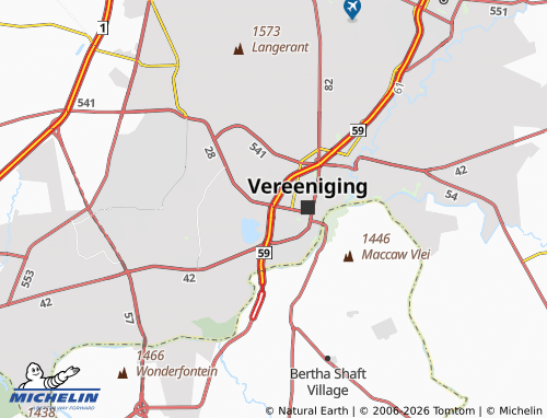 MICHELIN-Landkarte Powerville - ViaMichelin