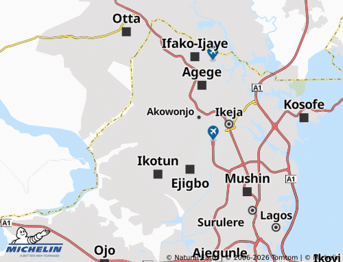 Mapa MICHELIN Oduwole - ViaMichelin