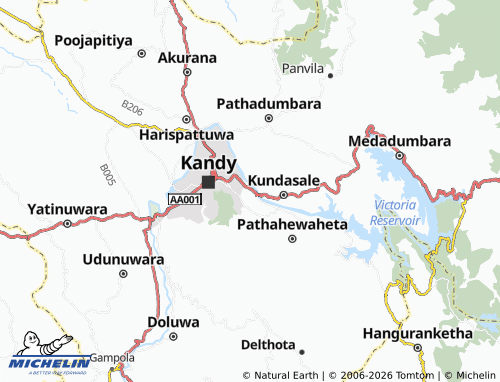 Mappa MICHELIN Thennakumbura - ViaMichelin