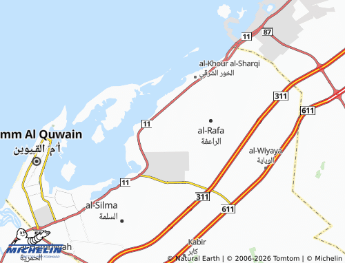 MICHELIN Meshara map - ViaMichelin