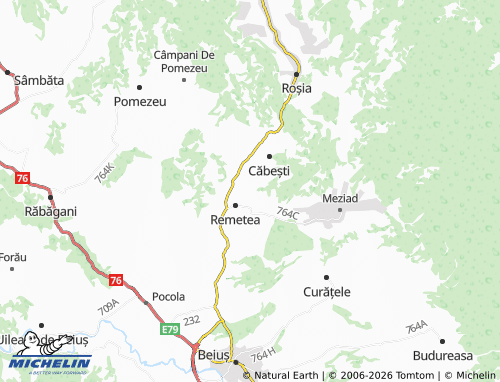 Mappa MICHELIN Gurbești - ViaMichelin