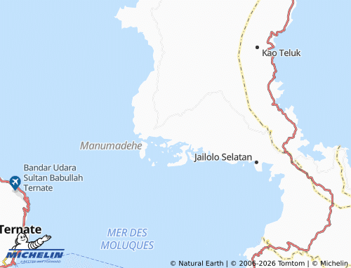 MICHELIN Ake Jailolo map - ViaMichelin