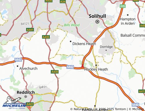 MICHELIN Earlswood map - ViaMichelin