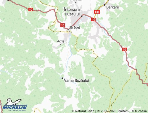 Mapa MICHELIN Buzăiel - ViaMichelin