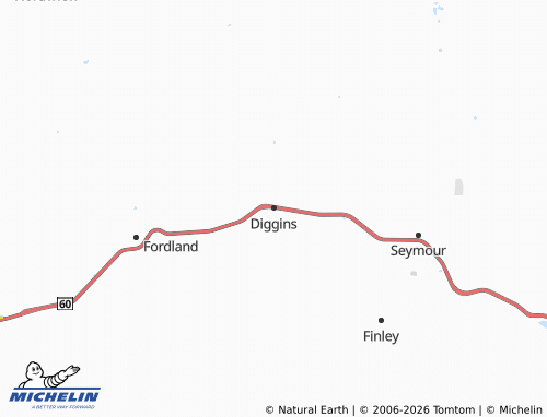 Carte MICHELIN Diggins - ViaMichelin