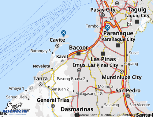 MICHELIN Dulong Bayan map - ViaMichelin