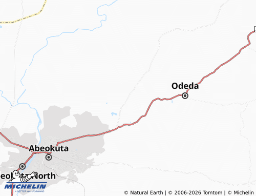 MICHELIN Alagbede map - ViaMichelin