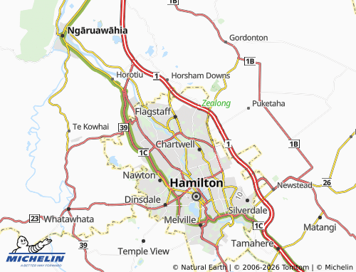 Mapa MICHELIN Harrowfield - ViaMichelin