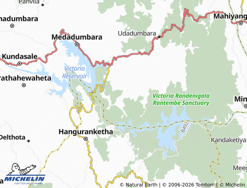 Kaart MICHELIN Meegahalanda - ViaMichelin