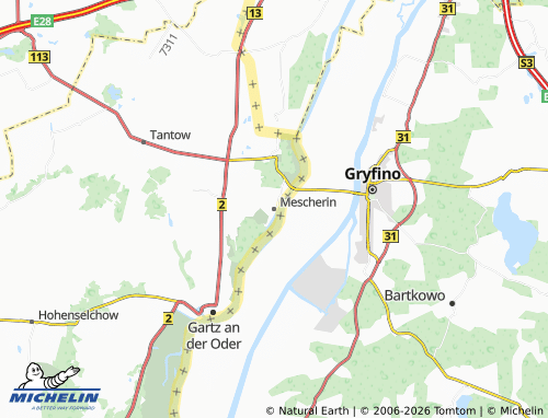 MICHELIN Mescherin map - ViaMichelin