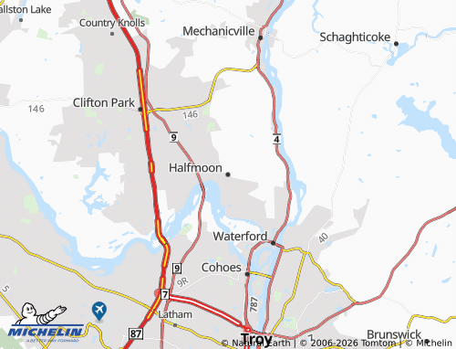 Mappa MICHELIN Halfmoon - ViaMichelin
