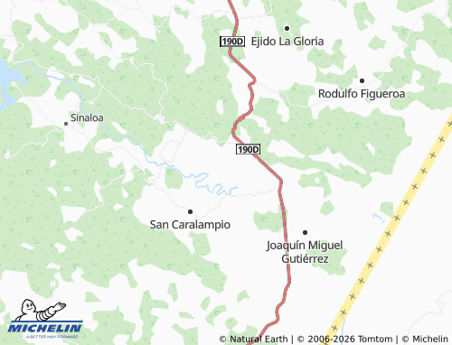 Mapa MICHELIN Flor de Mayo - ViaMichelin