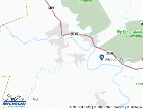 MICHELIN-Landkarte Mgwakwa - ViaMichelin