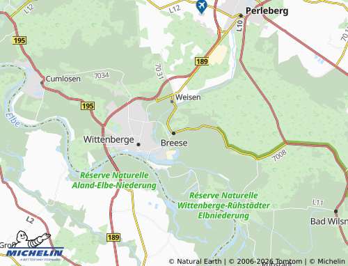 Kaart MICHELIN Breese - ViaMichelin