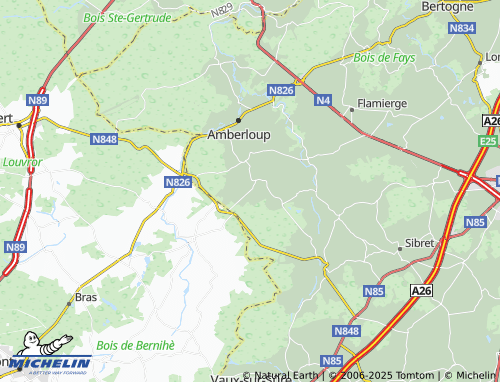 Carte MICHELIN Beauplateau - ViaMichelin