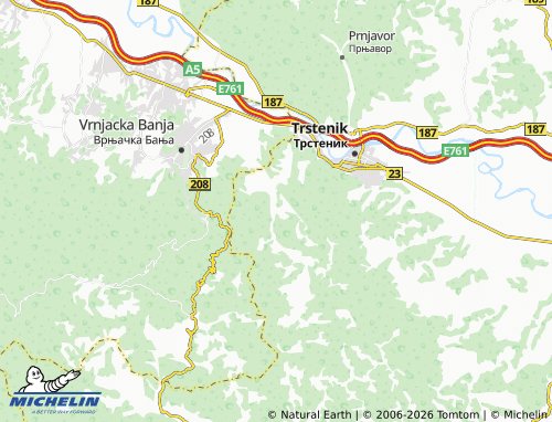 Mapa MICHELIN Popina - ViaMichelin