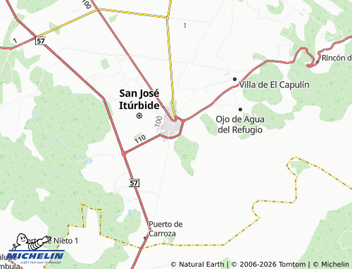 Mapa MICHELIN El Tepetate - ViaMichelin